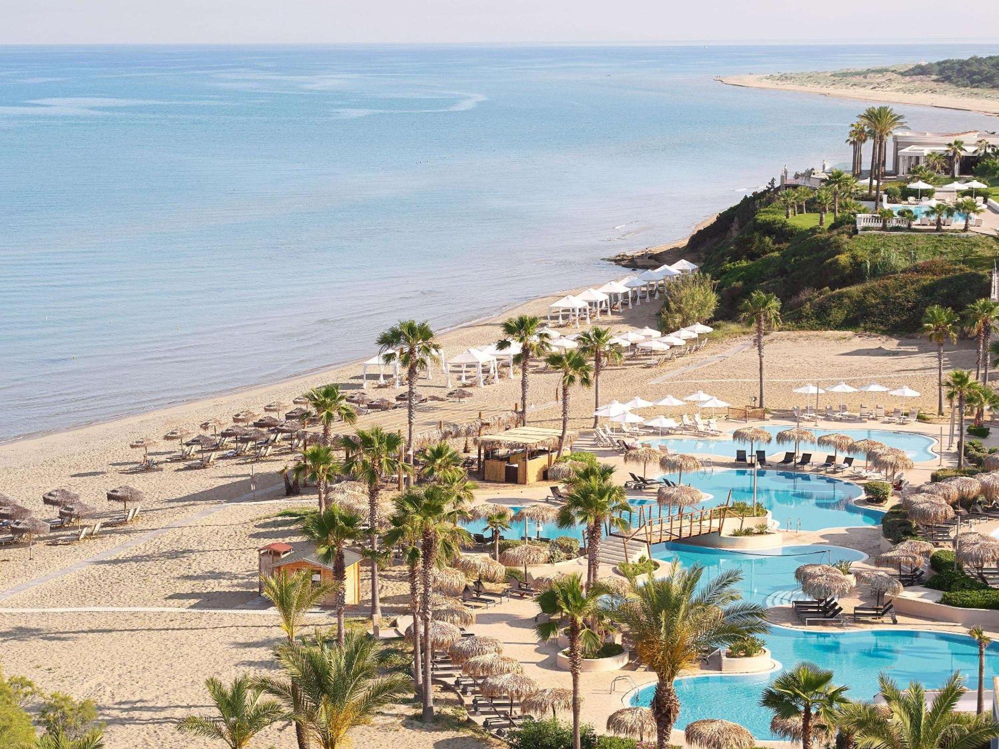 Grecotel Luxme Oasis At Riviera Olympia & Aqua Park Loutra Killinis Exteriör bild